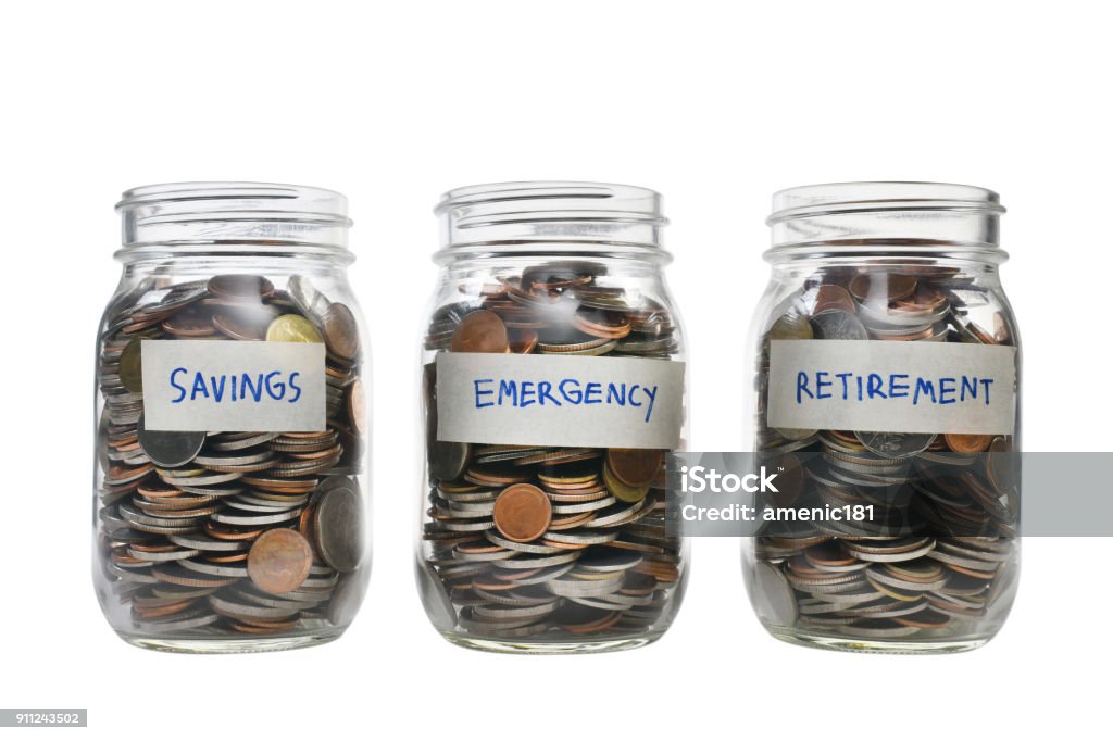 Emergency fund savings concept
